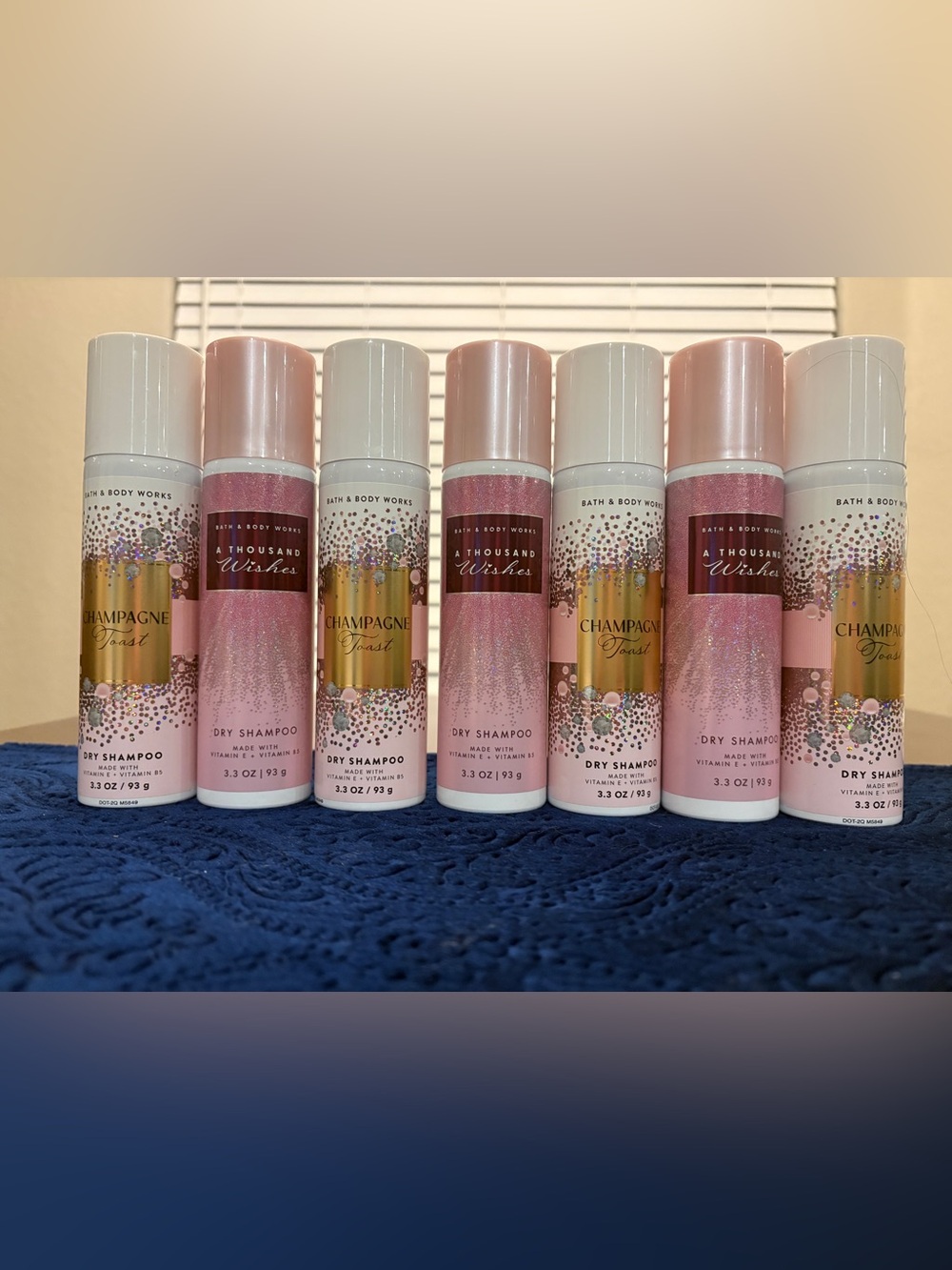 Bath & Body Works Dry Shampoo Set - Pink & Gold Accents